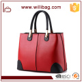 2016 Graceful Lady Leder Handtasche hochwertige benutzerdefinierte Einkaufstasche